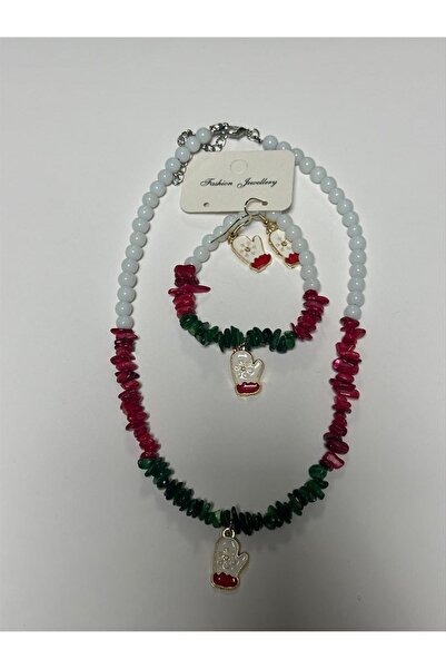 Angel Of Life 2026 New Year Natural Stone Set Necklace