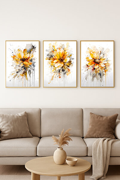 seninürünün Golden Harmony - Πραγματική εκτύπωση σε καμάρα Μοντέρνος πίνακας ...