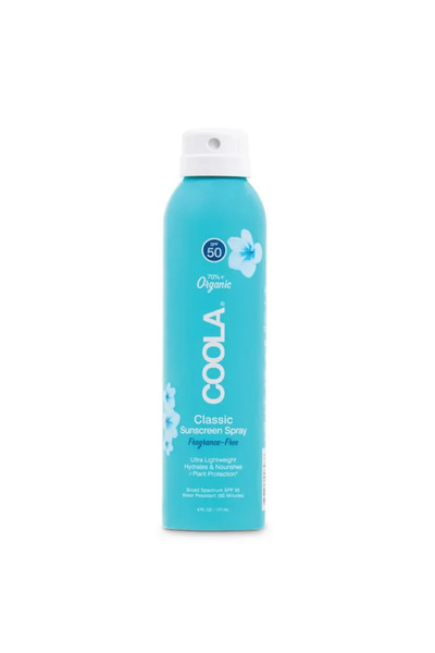 Coola Classic Body Sunscreen Spray Spf50 Fragrance Free 177ml