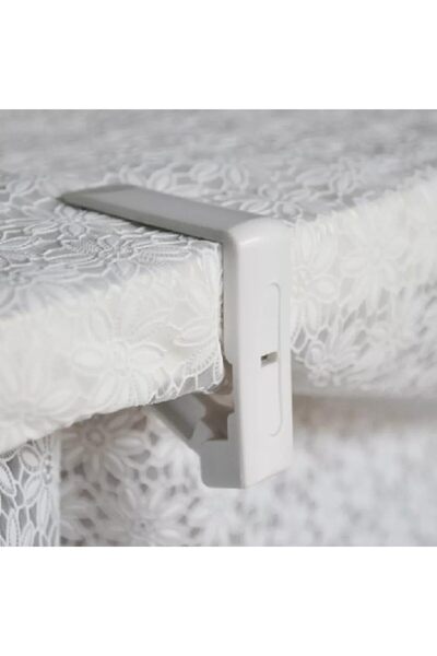 Hype Store Plastik Masa Örtüsü Tutacağı Yaylı Mandal Kayma Önleyici Tutucu Sa...