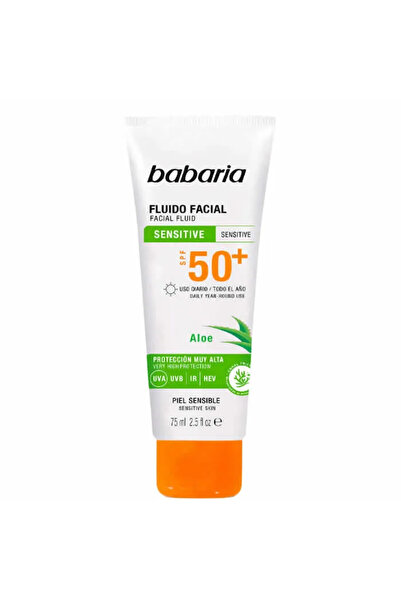 Babaria Fluid facial pentru ten sensibil SPF50 75ml