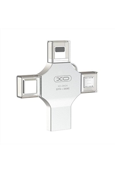 Hype Store 4'ü 1 Arada OTG Flash Bellek B 2.0/Type-C/Lightning 15-3B/s Oa Çi Alaşım Su Geçirmez let Telefon PC