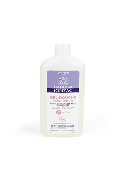 Jonzac Gel de duș reactiv delicat, fără parfum, 500 ml