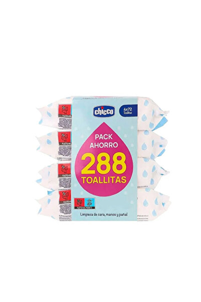 Chicco Wipes 4 X 72 Units