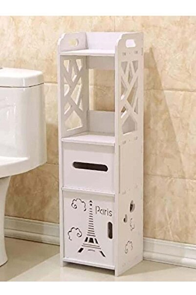 Miskat Trading Over The Toilet Storage Rack Cabinet - Corner Bathroom Vanity Shelf