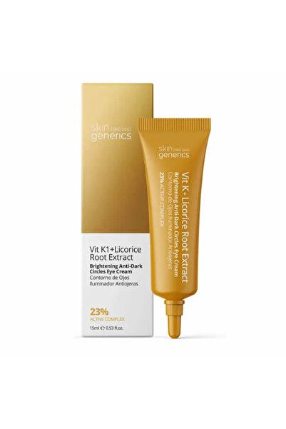 Skin Generics Cremă de ochi anti-cearcăne cu extract de rădăcină de lemn dulc...