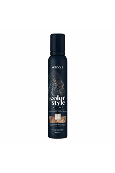 Indola Color Style Mousse Beige Blonde 200ml
