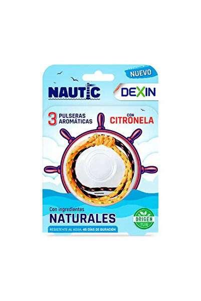 DEXIN Brățară aromatică nautică cu citronella 3 bucăți