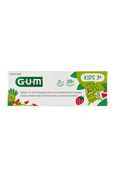 GUM Pastă de dinți pentru copii cu aromă de căpșuni 50 ml