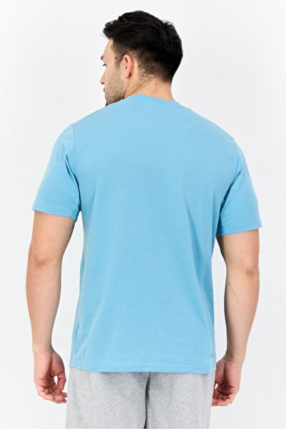 adidas Men Sportswear Fit Short Sleeve Outdoor T-Shirt, Turquoise