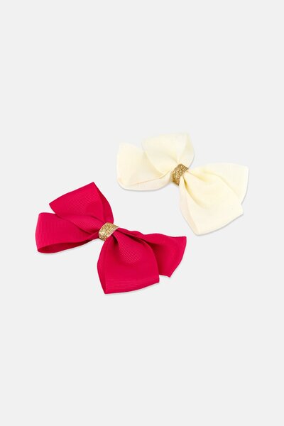 Goody 2 Pieces Ribbon Hair Clip, Assorted