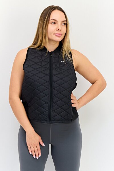 Nike سترة رياضية نسائية مناسبة للجري، لون أسود