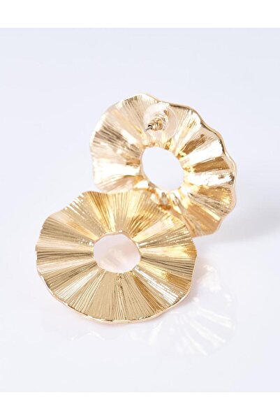 Kayra Halka Form Earring Gold