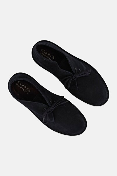 CLARKS Women Standard Desert Lace Up Ankle Boots, Black