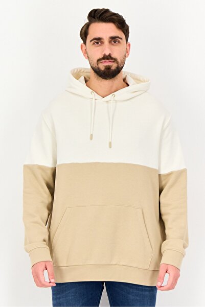 CELIO هودي رجالي بأكمام طويلة بلونين، متعدد الألوان