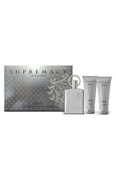 Afnan Supremacy Eau De Parfum 100ml Balsamo After Shave 100ml Gel De Baño 100ml