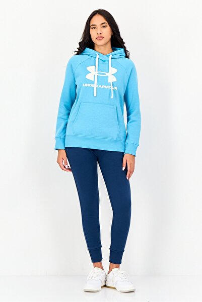 Under Armour Women Loose Fit Long Sleeve Outdoor Hoodie, Blue