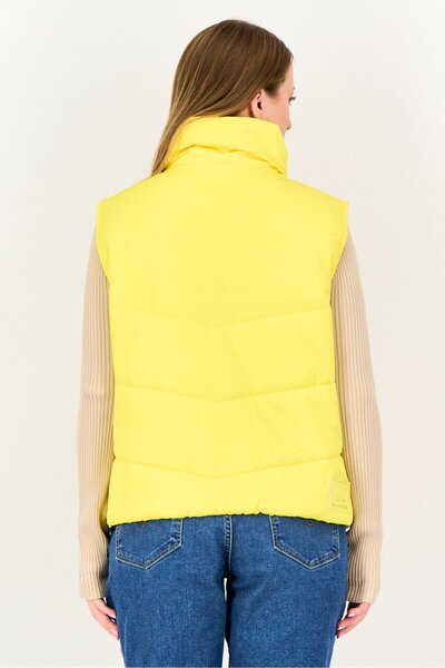 Vans Tierra Whack x Women Quilted Vest Jacket, Yellow