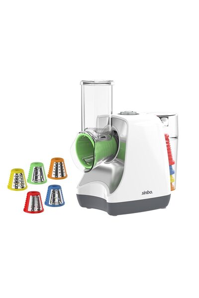 Hype Store SHB-7506 5'i 1 Arada Otomatik Sebze Doğrayıcı ve Dilimleyici - Pas...