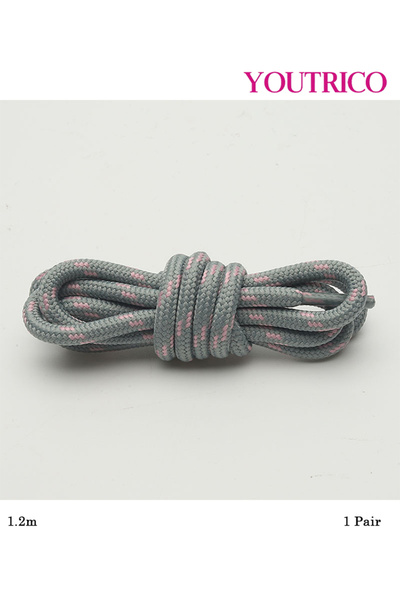 Youtrico زوج واحد من أربطة الأحذية المستديرة المنقطة - أربطة بوليستر ملونة لل...