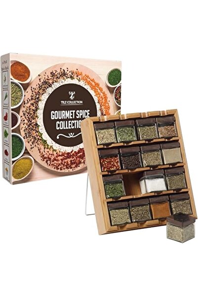 Yelajoy Spice Rack With Spices Included Herbs, Spices & Seasonings, Kitchen Storage, Spice Rack With Jars