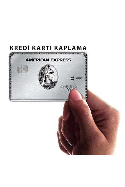 Hype Store Ms Major Selection Silver American Express Kart Kaplama Sticker Ka...