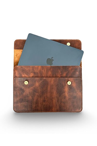 Hype Store Deri MacBook Çantası, MacBook Air Kılıfı 13 inç, MacBook Pro Kılıf...