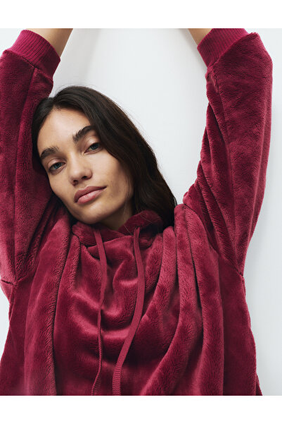 Marks & Spencer Peluş Polar Kapüşonlu Üst