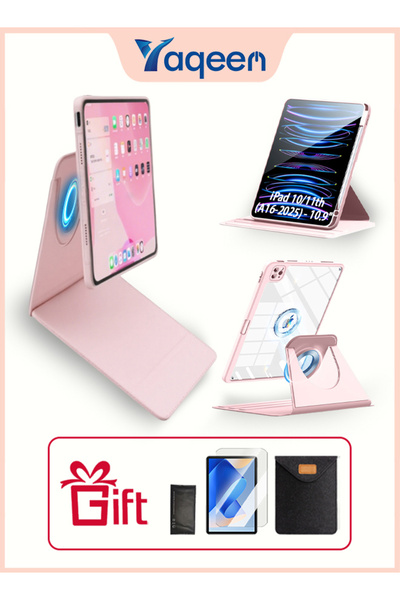 yaqeen iPad 11th Gen (A16 2025) And iPad 10th 10.9 Inch Case, iPad Case 360 Degree Rotation With Pen Slot