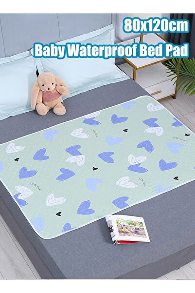 Generic 80x120cm Waterproof Baby Mattress Pad, Washable Baby Urine Pad, Women's Menstrual Mattress, Reusable