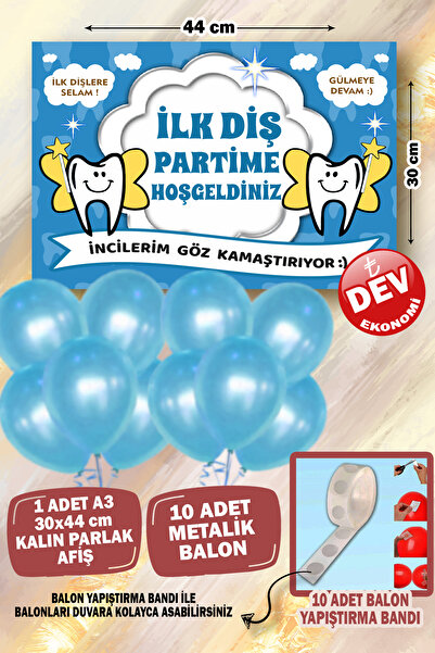 karanca parti süs İlk Diş Partisi Süsleme Seti Konsepti Diş Buğdayı İlk Diş 1...