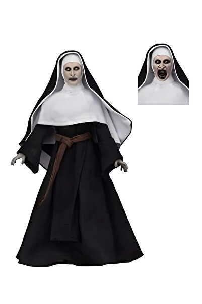 Yelajoy مجموعة غطاء شخصية الراهبة فالاك، هدية الهالوين، 27 سم (أسود)