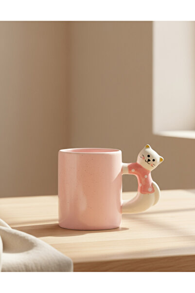 REDTAG كوب قطة مزخرف باللون الوردي