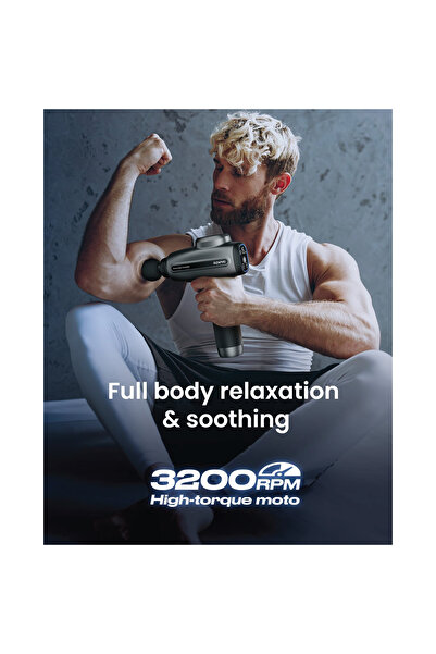 RENPHO Massage Gun Deep Tissue Electric Handheld Massager Gun - Black