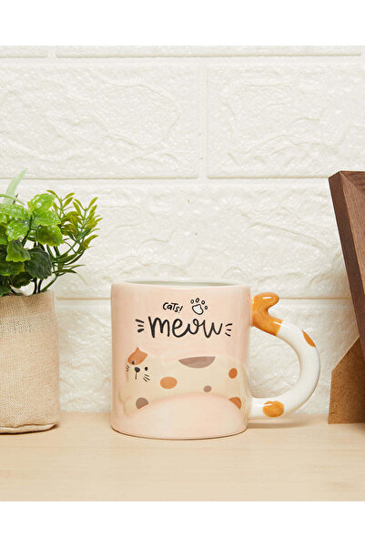 REDTAG كوب قطة وردي (11 أونصة)