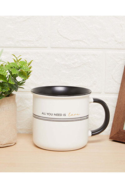 REDTAG Black And White All You Need Is Love Mug