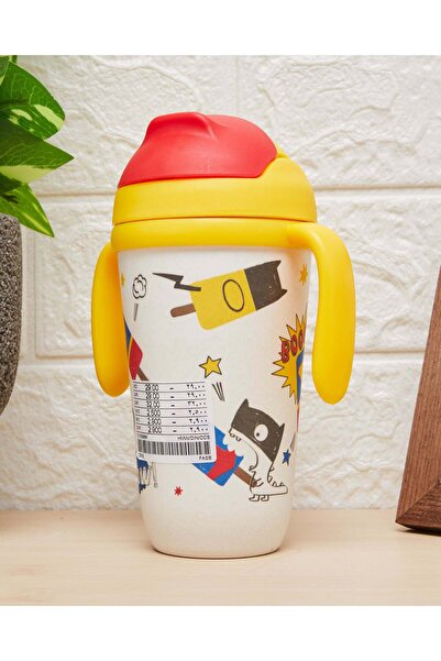 REDTAG Yellow And Red Kids Water Bottle