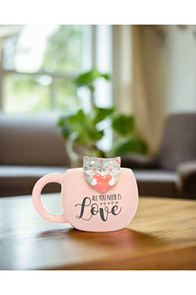 REDTAG كوب قطة مزخرف باللون الوردي