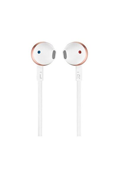 Generic ORIGINAL JBL Tune 205 In-Ear Headphones – White Gold