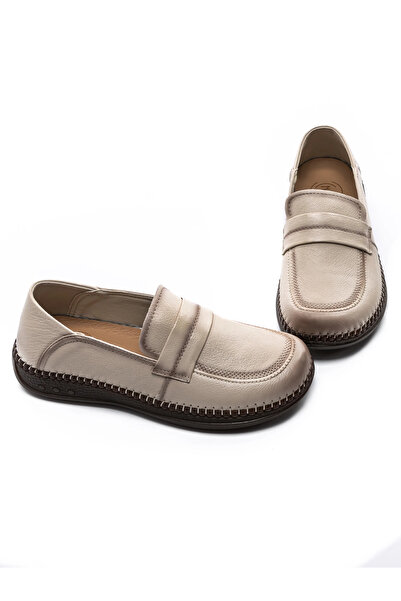 FORMAZIONE Women's Casual Shoes Made of Genuine Leather KM329 ​​Cream