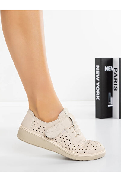 mei Γυναικεία Casual Παπούτσια 5W6 Μπεζ
