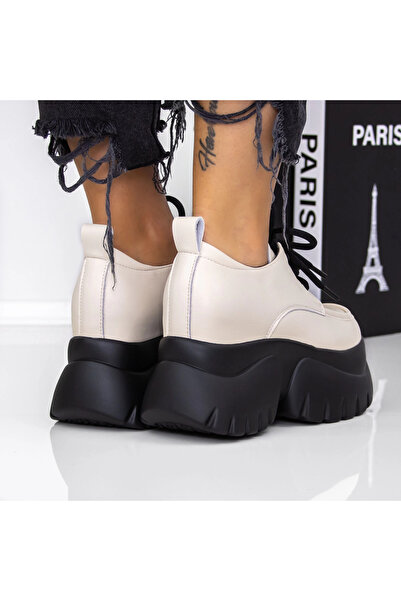 mei Women's Casual Shoes 3ASJN71 Beige