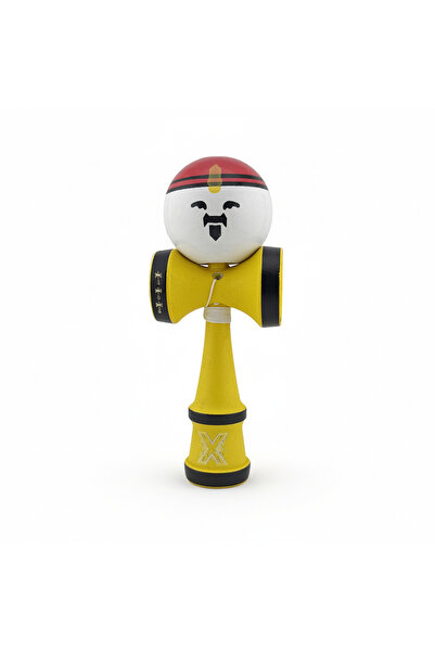 Berbis Kendama X Originala, Model Rege, Spike Galben, Profesionala, Cupe Mari...