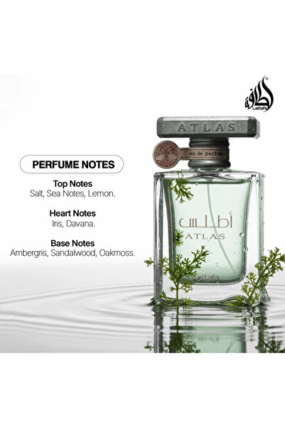 lattafa Lattafa Atlas Eau de Parfum Unisex Spray, 1.85 oz