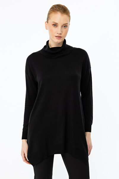 ON Γυναικείο μίντι τουνίκ oversized με ψηλό λαιμό - Casual chic