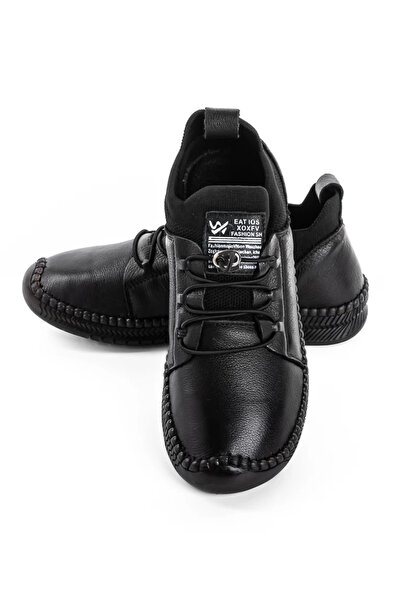 advancer Γυναικεία Casual Παπούτσια από Γνήσιο Δέρμα 2051X Μαύρα