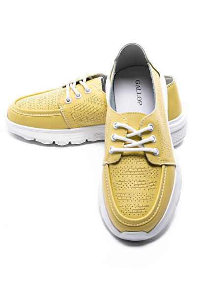 gallop Pantofi Casual Dama din piele naturala K98820 Galben