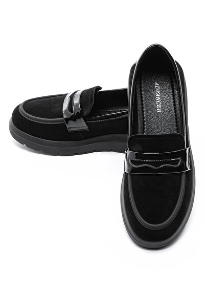 advancer Γυναικεία Casual Παπούτσια από Γνήσιο Δέρμα 5272T03 Μαύρα