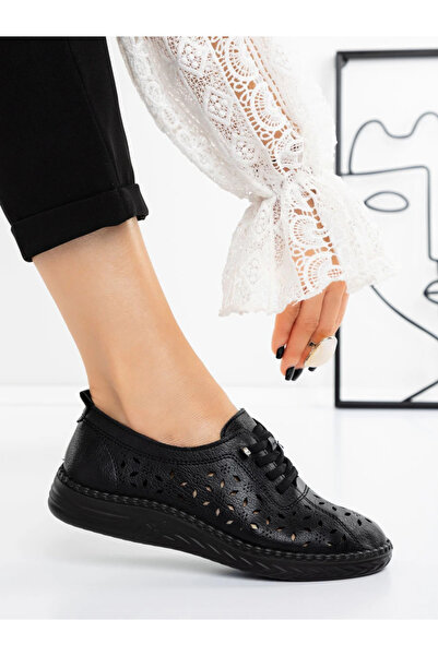 mei Pantofi Casual Dama 5XJ61 Negru