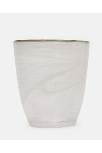 REDTAG White Alabaster Tumbler With Gold Rim